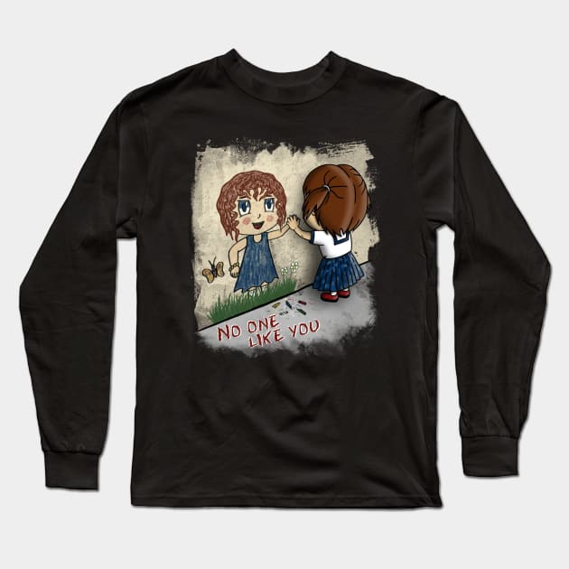 No one like you - Brunette Long Sleeve T-Shirt by lallama